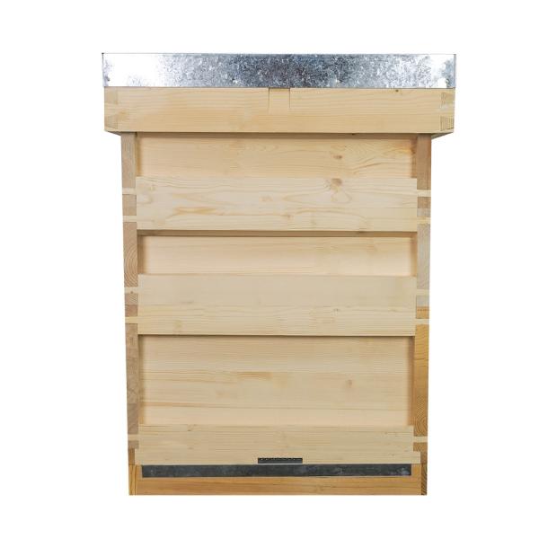 Crown Board National Bee Hive 3 Layers 11 Frame With Metal Roof