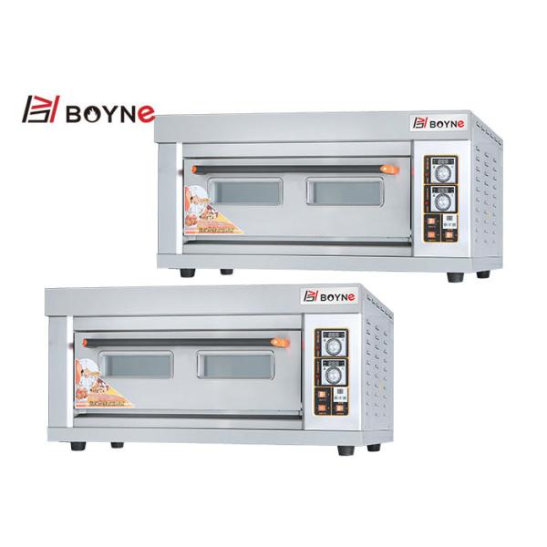 1 Deck 2 Tray 6.6kw Commercial Bakery Deck Oven for bakery