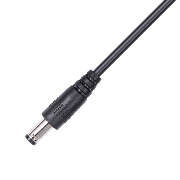 Conjuntos masculinos e fêmeas do cabo distribuidor de corrente com C.C. do protetor da fiação tambor Jack de 5.5mm x de 2.1mm