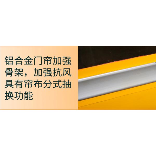 Пищевая промышленность складная тяжелая работа роликовая жалюзи дверь оцинкованная сталь гибкая пена