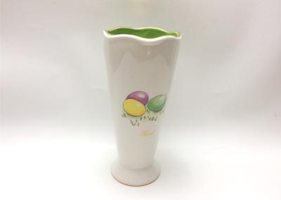 Handmade Ceramic Vases And Pots 10 Inch Vase Gold And Decal For Easter Day