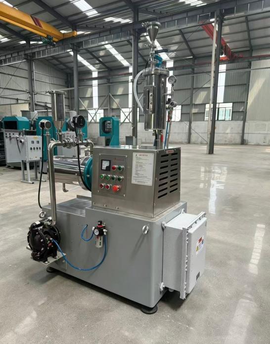 10L Capacity High-Flow Horizontal Sand Mill with Corrosion Resistant Stainless Steel Construction