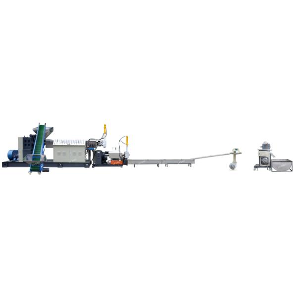 Hard Scrap Polystyrene Recycling Equipment , 30-37kw Waste Recycling Machine