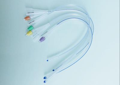 EO Gas Sterile Double Balloon Foley Catheter Triple Lumen Types CE Compliant