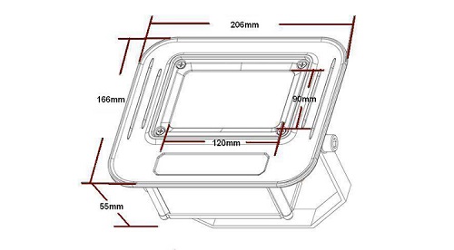 30W AC LED Flood Light AC integrated driver outdoor lighting