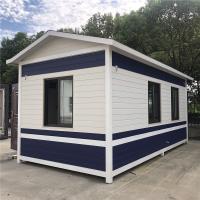Casas pré-fabricadas luxuosas da coluna de aço modular moderna de 38m2 3mm