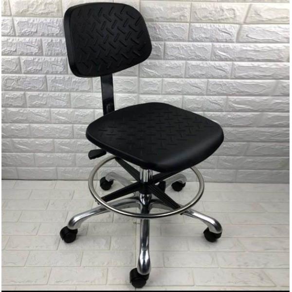 PU Surface Static Resist Swivel ESD Stool Chair Lab Seat