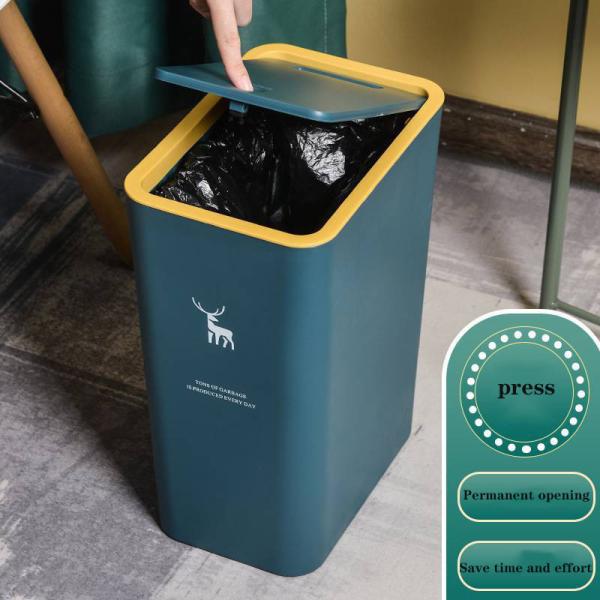 Slot Preferred Manufacturers Spot Rectangular Narrow Household Plastic Trash Can