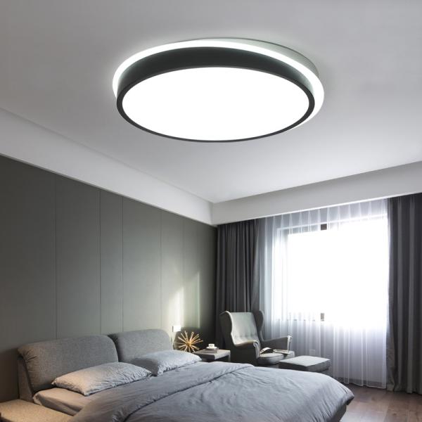 Contemporary Black White ceiling lights Indoor flush mount lighting (WH-MA-07)