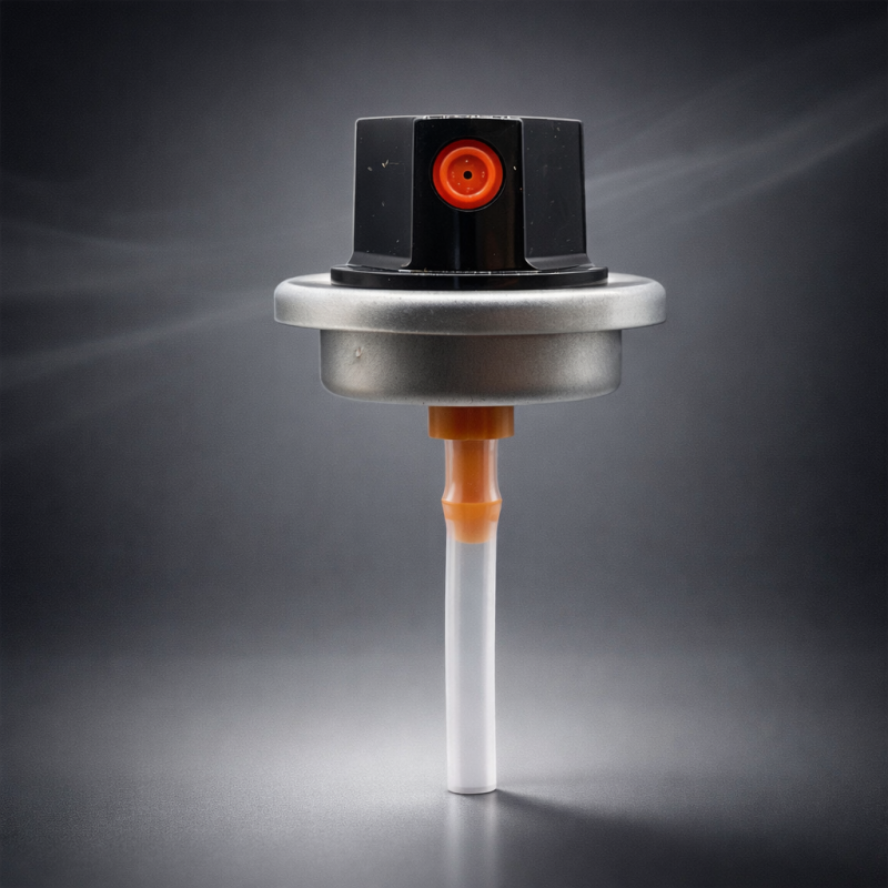 Premium Finished Male Aerosol Paint Valve for Visual-Critical Packaging