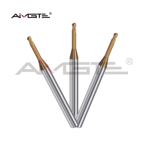 0.3mm - 6mm Carbide Ball Nose End Mill 2 Flute Ball Nose Router Bit Deep Groove 3D Engraving