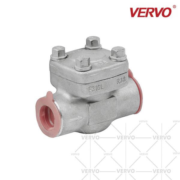 A válvula de verificação de aço inoxidável forjou a válvula de aço inoxidável do interruptor API602 da válvula de verificação da classe 800 de aço 1Inch 800LB da válvula de verificação