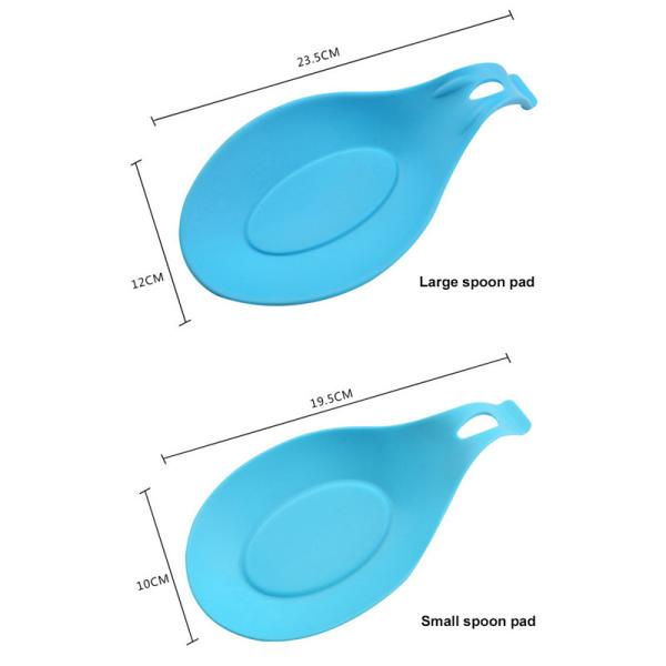 Eco Friendly 37g 72g Almond Shaped Silicone Spoon Holder