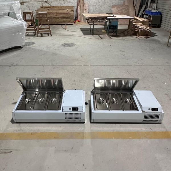 Table Top Commercial Salad Preparation Fridge Restaurant Static Cooling VRX1200