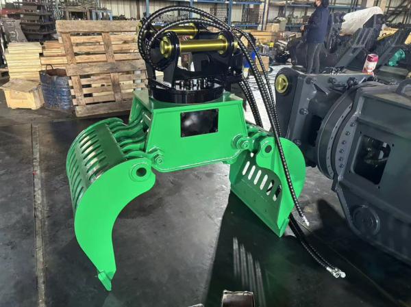 600mm Jaw Excavator Hydraulic Shear Rotating Grapple 430kg ODM
