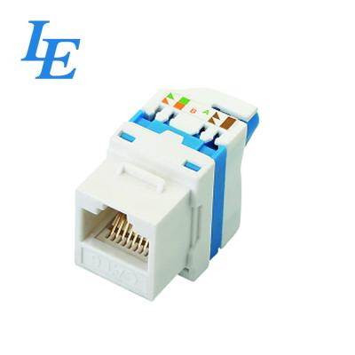 Material trapezoide do bronze de fósforo de Jack da rede de UTP TOOLLESS para a rede Ethernet