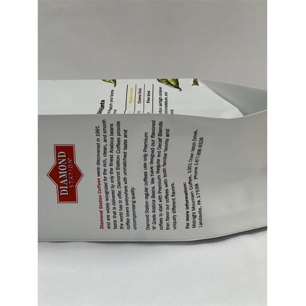 250g Coffee Packaging Pouch Side Heat Seal Gusset Coffee Bags