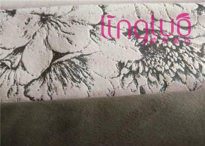 Shrink Resistant Glue Emboss Holland Velvet Fabric Colorful And Soft Hand Feeling