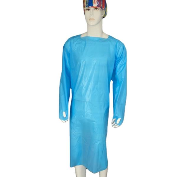 S&J Hospital Non-sterile doctor medical surgical gowns EN13795 waterproof disposable isolation surgical gown with thumb loop