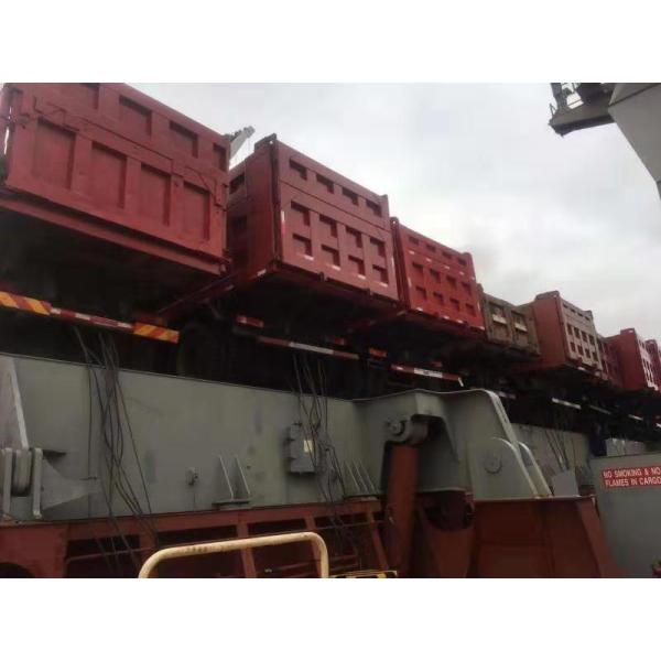 Red Color 336HP HOWO Used Dump Trucks Tipper 6X4 With Good Condition