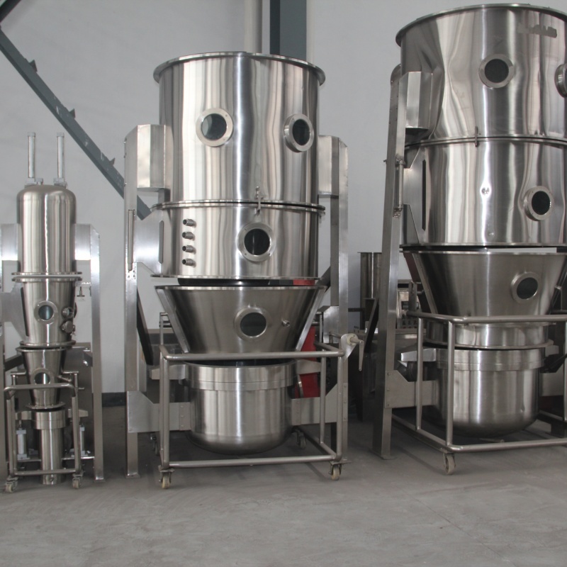 200kg/batch Vertical Fluidized Bed Dryer Manufacturer For Chemical Powder
