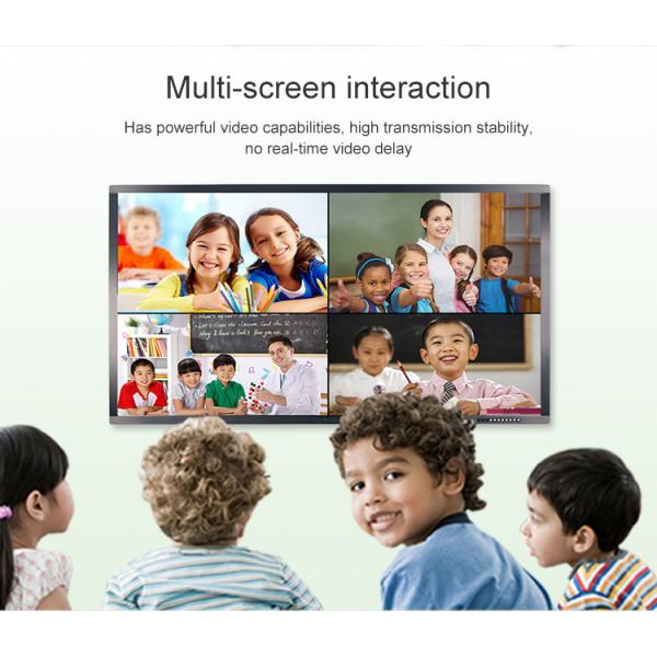 1920 X 1080 Interactive Digital Whiteboard All In One 65 75 86'' ​School Teaching