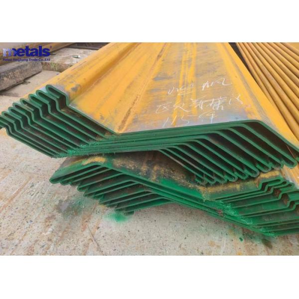 熱間圧延炭素鋼U/Z形シートパイル（擁壁用）