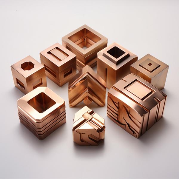 Нестандартные заказные медные детали, деталь для прецизионной фрезерной обработки металлов с помощью ЧПУ