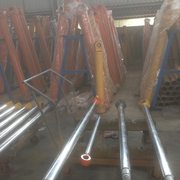 DH55 arm hydraulic cylinder rod Doosan excavator parts single acting customize hydraulic cylinders piston rods