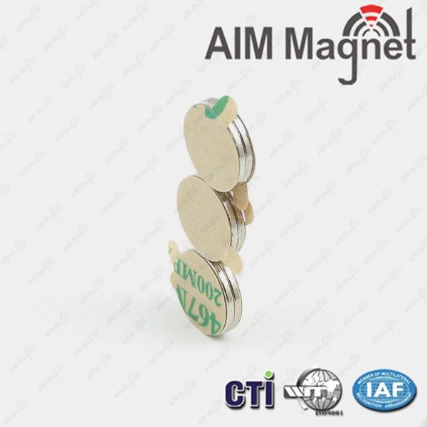 3M disc type adhesive sintered NdFeB neodymium magnet on USA Market