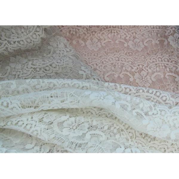 100% Nylon Lace Fabric For Garment , Indoor Ornaments CY-DN0001