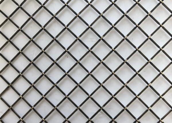 Antique Brass Interior Decorative Metal Grilles For Cabinet Doors Wear Resisting