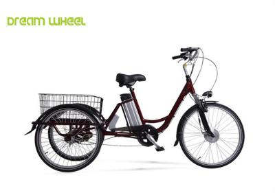 26 Wheel Wave Electric Pedal Assist Trike 36V 350W With Lithium Battery