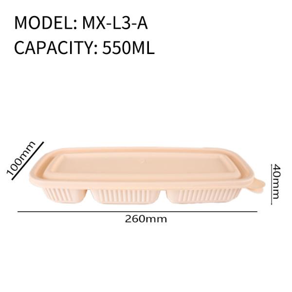 750 ml 1000 ml emballages alimentaires biodégradables recyclage en stock