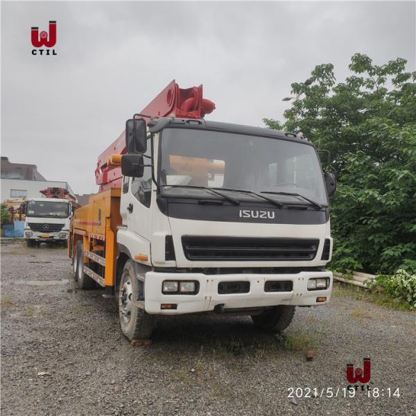 Used ISUZU 52M 6x4 concrete lorry with pump SANY UPPER BODY
