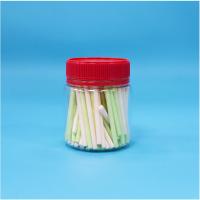 Produit alimentaire vis couvercle rouge vide Petit plastique clair doux conserveurs en PET à vendre