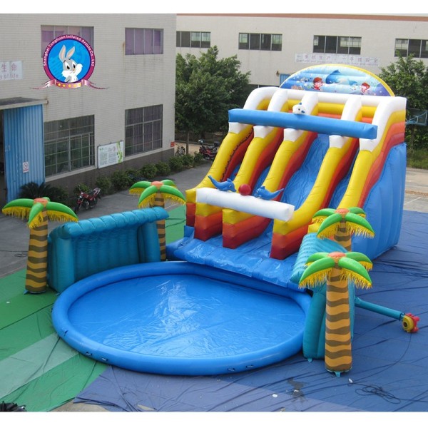Large Adult Inflatable Swimming Pool China Factory Outdoor Household Water Park with Fun Games for the Home or Land