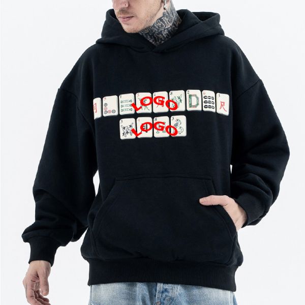 Chinese Clothing Manufacturer's New Casual Regular Fit Men's Winter Hoodie with