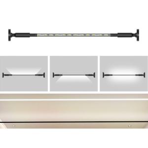 Suspended LED Skyline Linear Light Black White Wall Washer Stainless Steel 2835