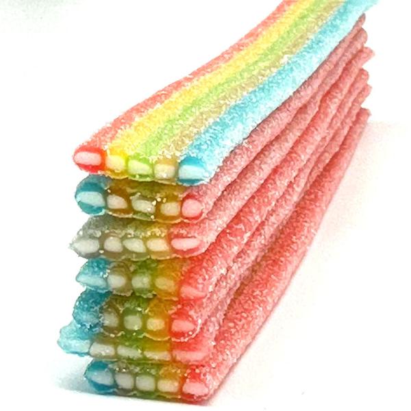 40g Super Acid Fruit Sour Punch Straws Bulk Halal Roll Juicy Taste