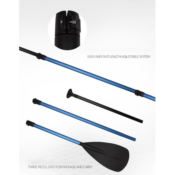 Aluminum Alloy 215cm Three Piece SUP Paddle For Adult