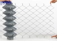 Alta Qualidade 6ft 8ft Diamond Mesh Chain Link Cyclone Wire Fence Barreira Galvanizada