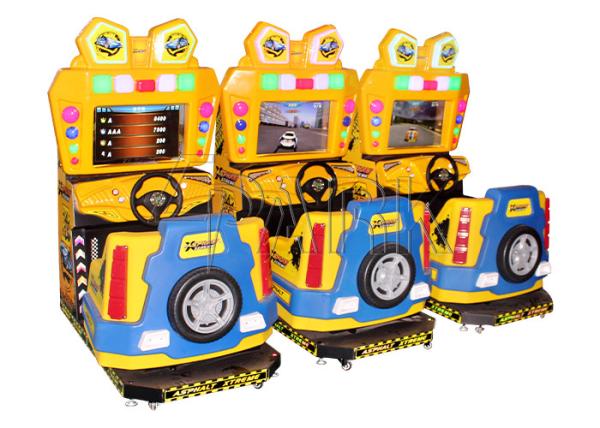Coin Pull Arcade Racing Car Game Machine Go Kart Electric Car Simulator For Kids