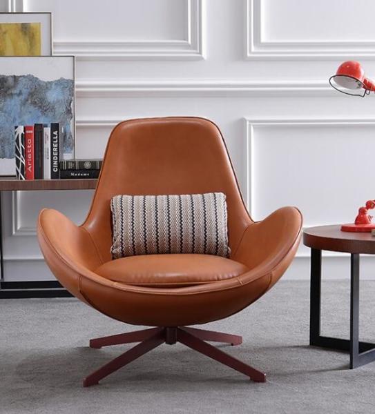 Northern Europe style new design living room leisure egg chair indoor bedroom cafes iron upholster and iron leg