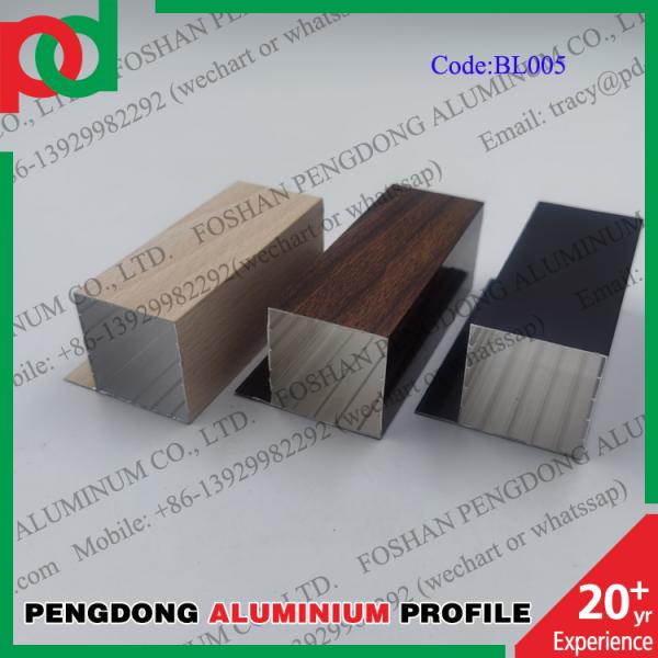 6 Meters Length Aluminium Kitchen Profiles Wooden And Powder Coated Glossy