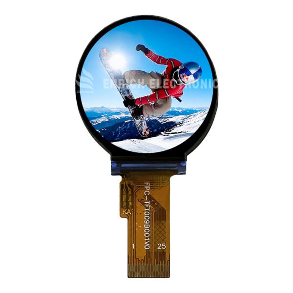 0.9 Inch Round Tft Lcd Display 128x128 Resolution Viewing Direction IPS ST7735