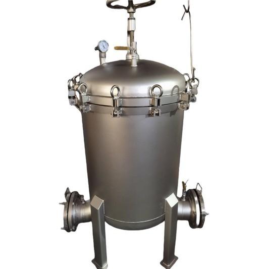 1.0Mpa Pressure Stainless Steel Filter Housing with 10 Bag and Cartridge Capacity