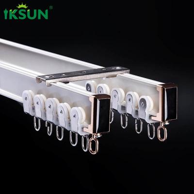 19ft Double Curved Curtain Track Aluminium Ceiling Mount Bendable