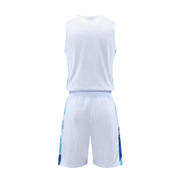 Reversible Basketball Jersey With Athletic Shorts , Practice Sports Training Uniforms For Men