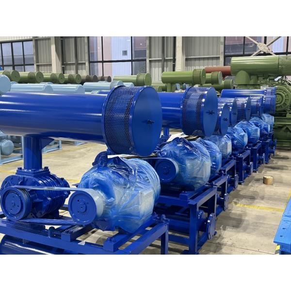 10KPA - 80KPA Three Lobe Roots Blower, used for water treatment and pneumatic conveying